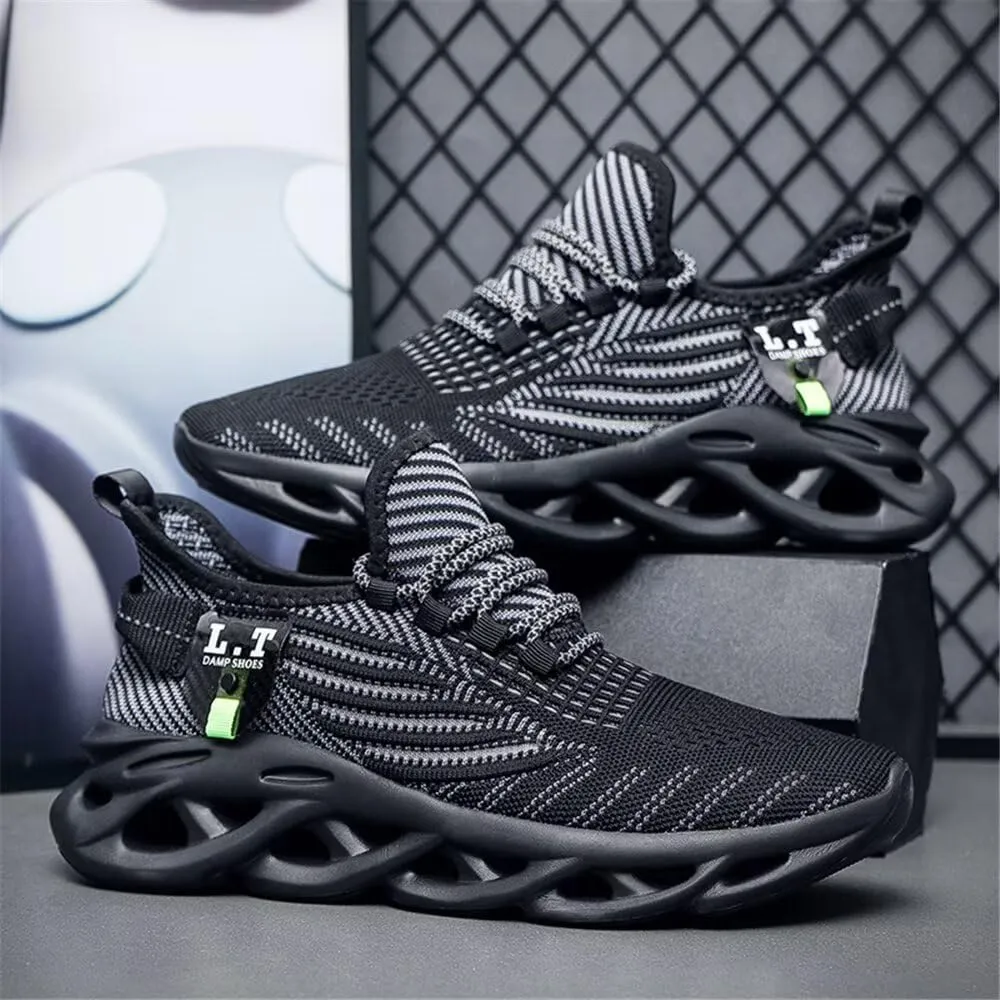 Jakcuz Mens Plus Size Mesh Platform Slip on Walking Shoes Non-Slip Breathable Gym Sport Casual Fashion Sneakers