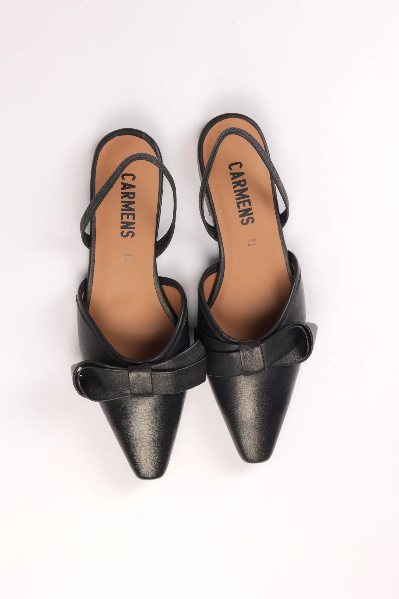JANE BOW SHOES - NERO