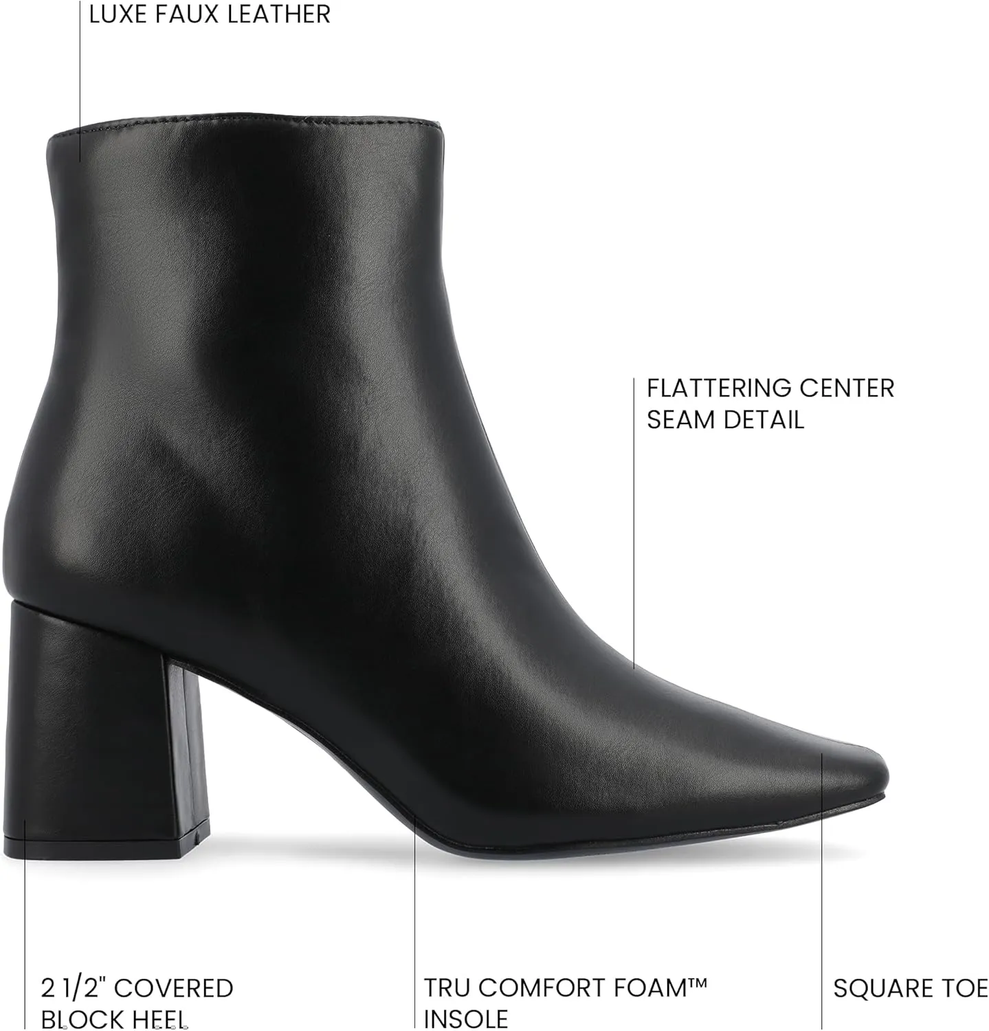 Journee Collection Women's Haylinn Ankle Boot
