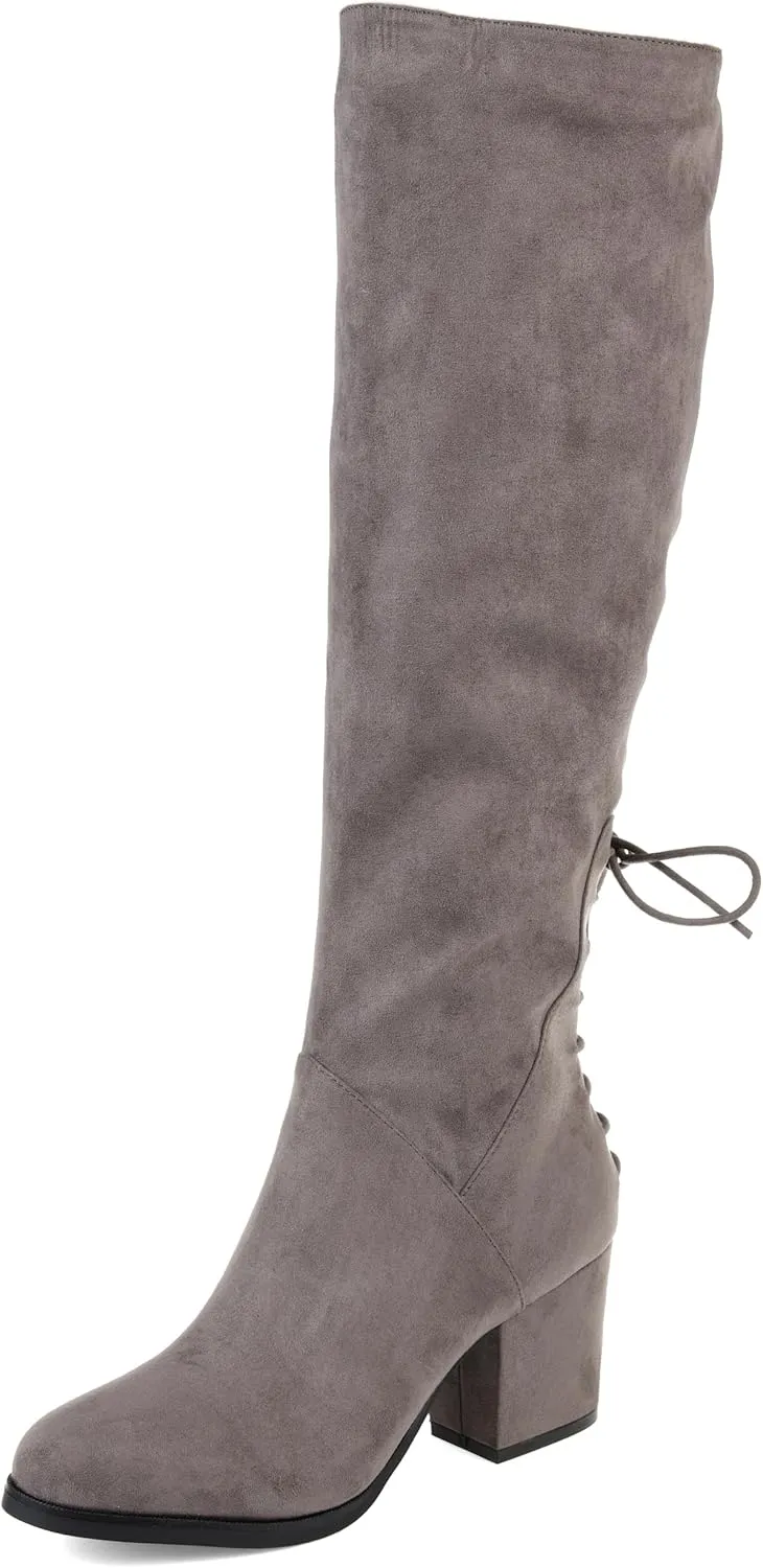 Journee Women's Comfort Foam Extra Wide Calf Leeda Boots