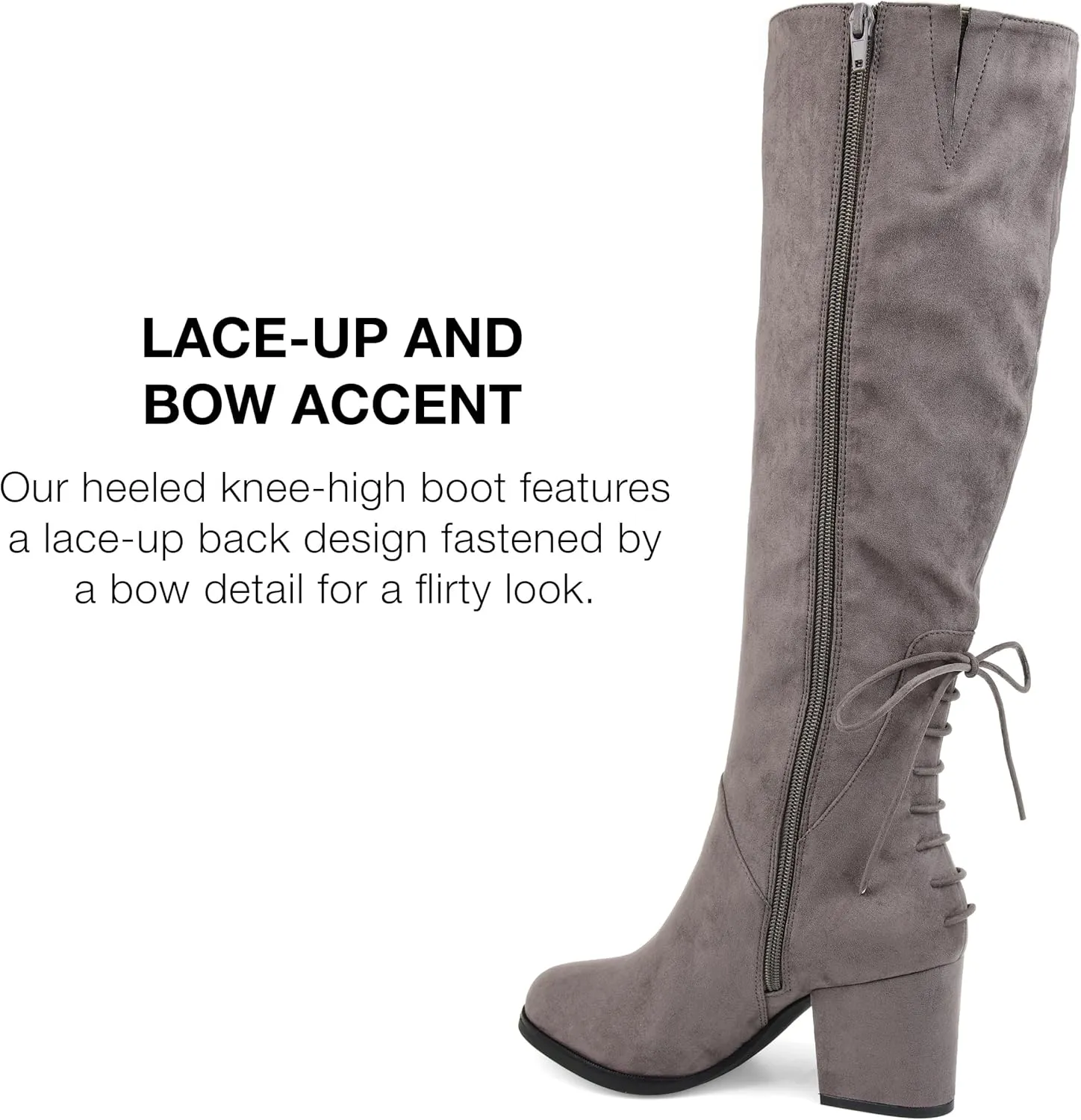 Journee Women's Comfort Foam Extra Wide Calf Leeda Boots