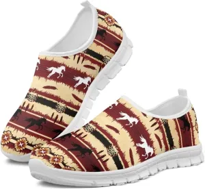 JoyLamoria Slip On Casual Sneakers Men Women Running Shoes Anti-Slip Trainers Lightweight Comfy Slip On Sneakers Shoes Wear