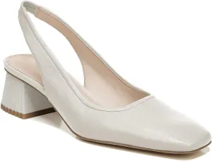 Juliet Holy Women's Slingback Low Chunky Heels Pumps Closed Square Toe Block Heel Slip On Party Dress Work Shoes