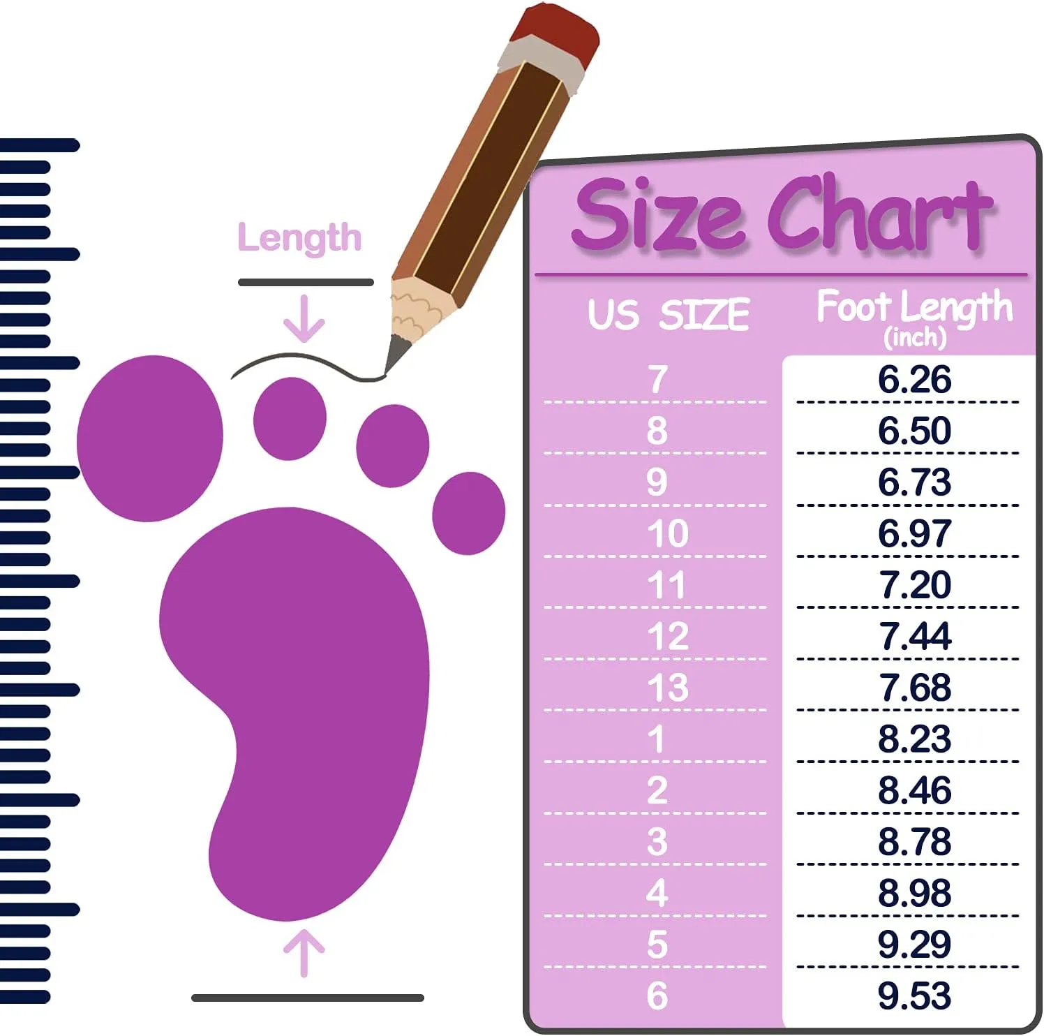 K KomForme Kids Girls & Boys Rain Boots with Easy-on Handles Waterproof Outdoors