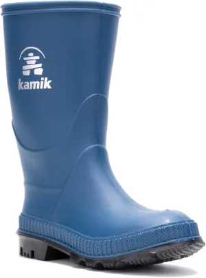 Kamik Kids Stomp Waterproof Rain Boots,Olive,