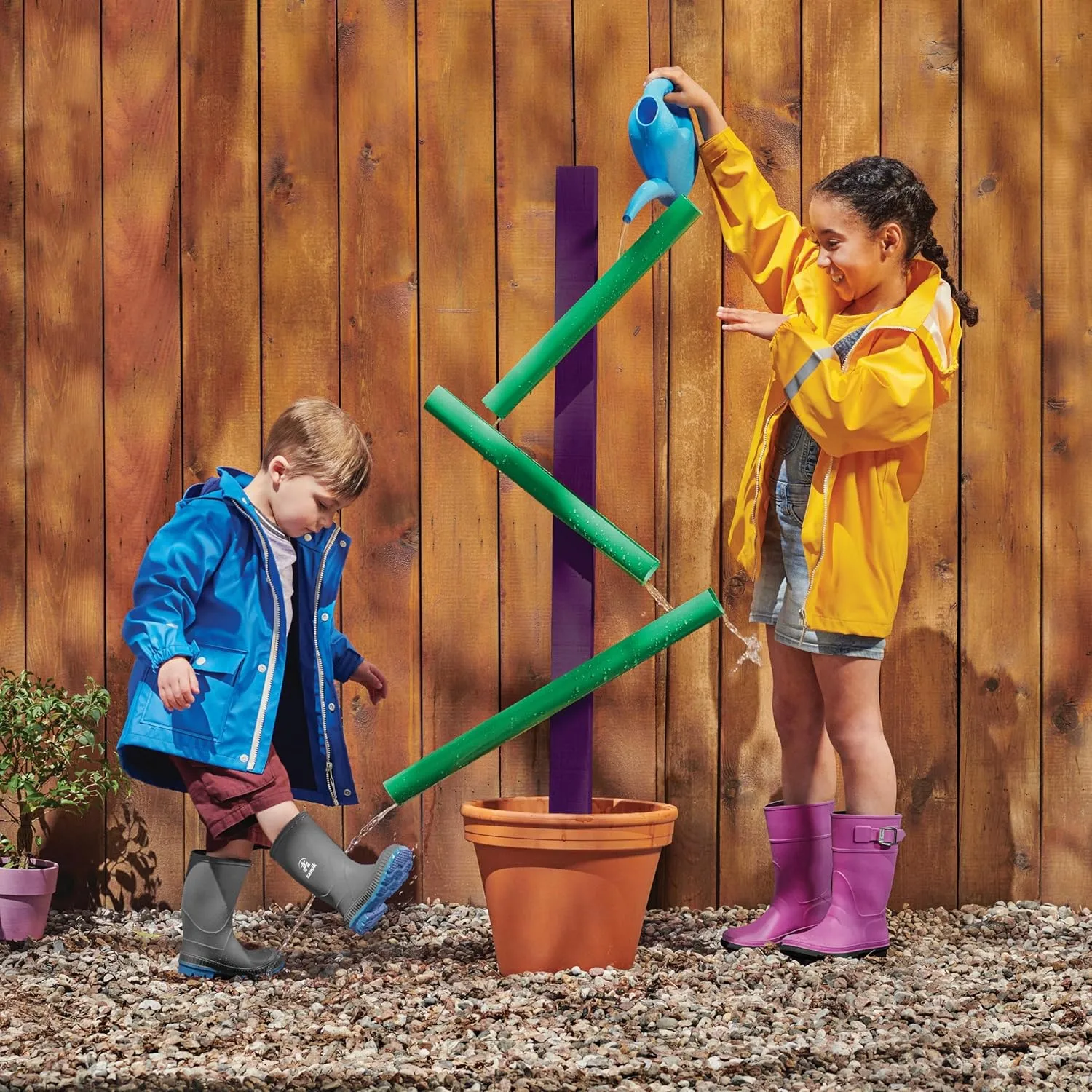 Kamik Kids Stomp Waterproof Rain Boots,Olive,