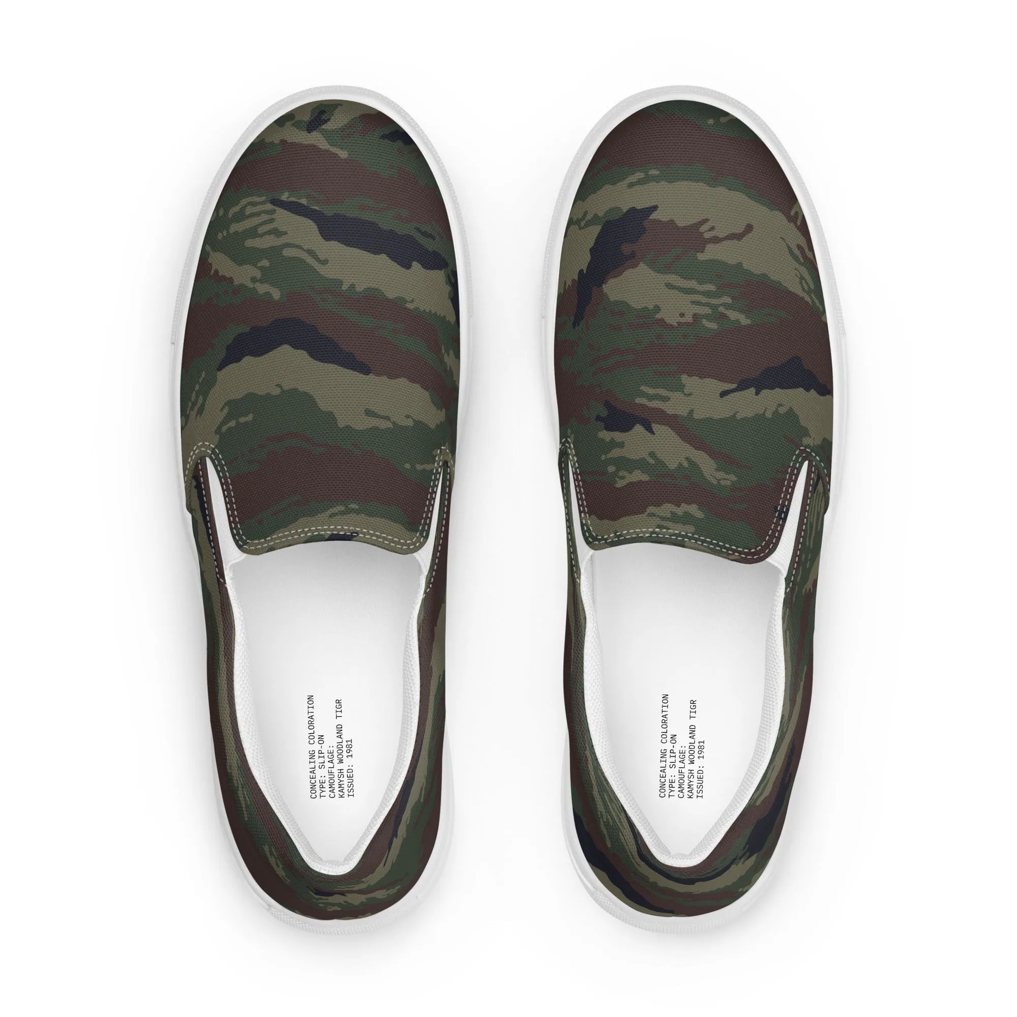 Kamysh Woodland Camo Men’s Slip-On Sneaker