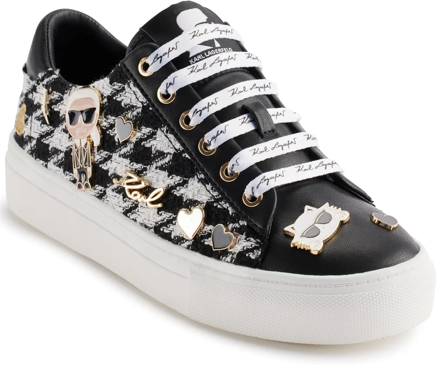 Karl Lagerfeld Paris Women's Cate Pins Sneaker