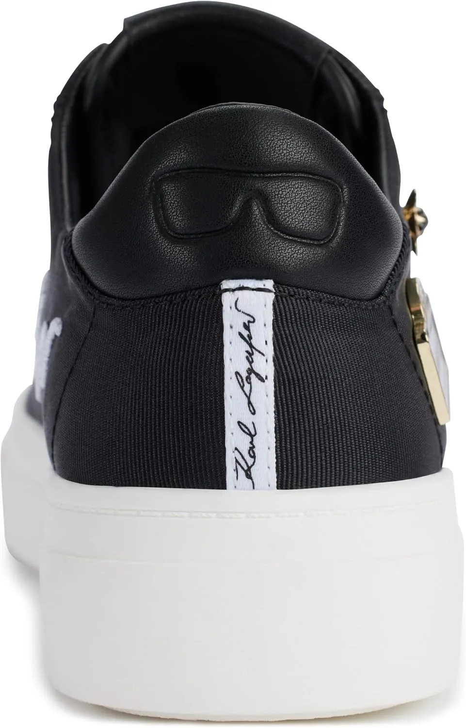 Karl Lagerfeld Paris Women's Cushioned Insole Everyday Cate Rue Pins-Lace Up Sneaker