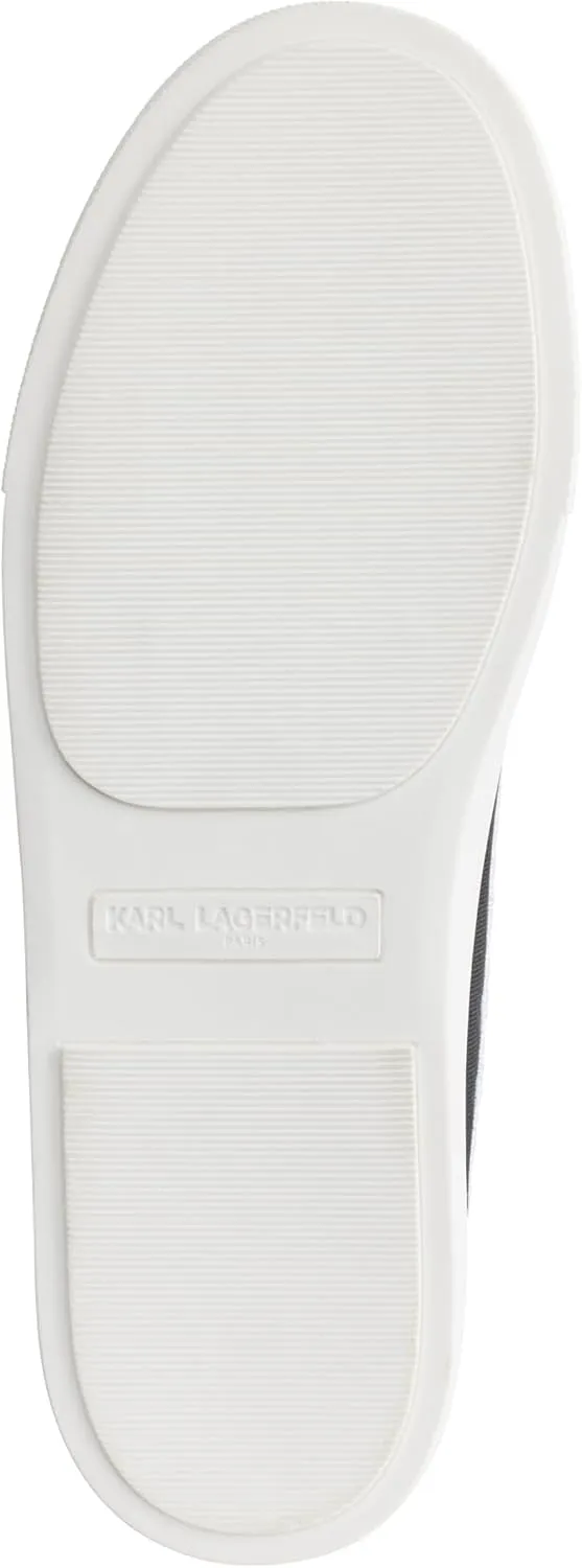 Karl Lagerfeld Paris Women's Cushioned Insole Everyday Cate Rue Pins-Lace Up Sneaker