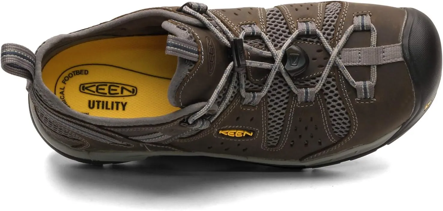 KEEN Utility Men's Atlanta Cool 2 ESD Low Height Breathable Steel Toe Work Shoe