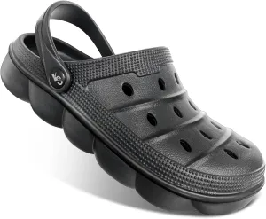 KEMISANT Women Clogs, Slip On Shoes Sandals with Cushioned Foot-Bed Sole