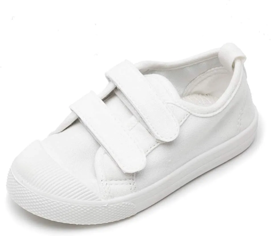 Kids Canvas Sneaker Slip-on Baby Boys Girls Casual Fashion Shoes