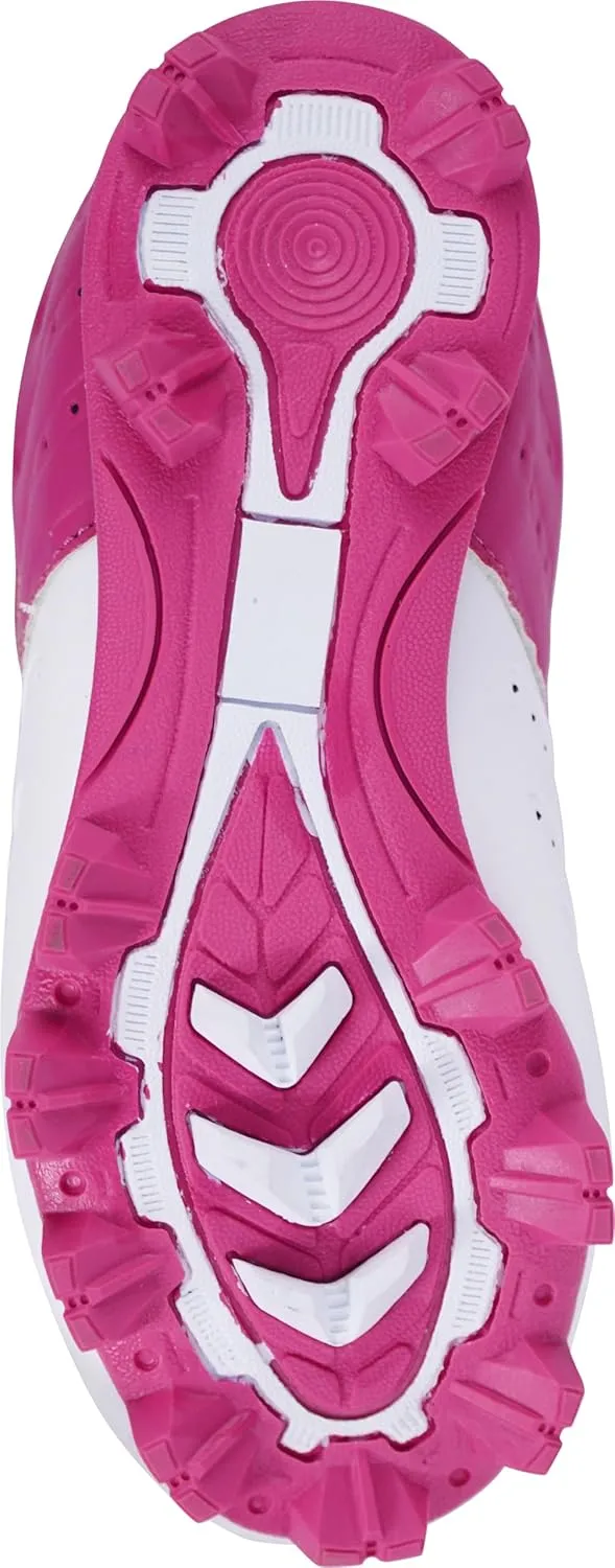 Kid's FG Baseball Cleats - Lightweight Softball Shoes for Boys Girls - Athletic Youth Softball Shoes