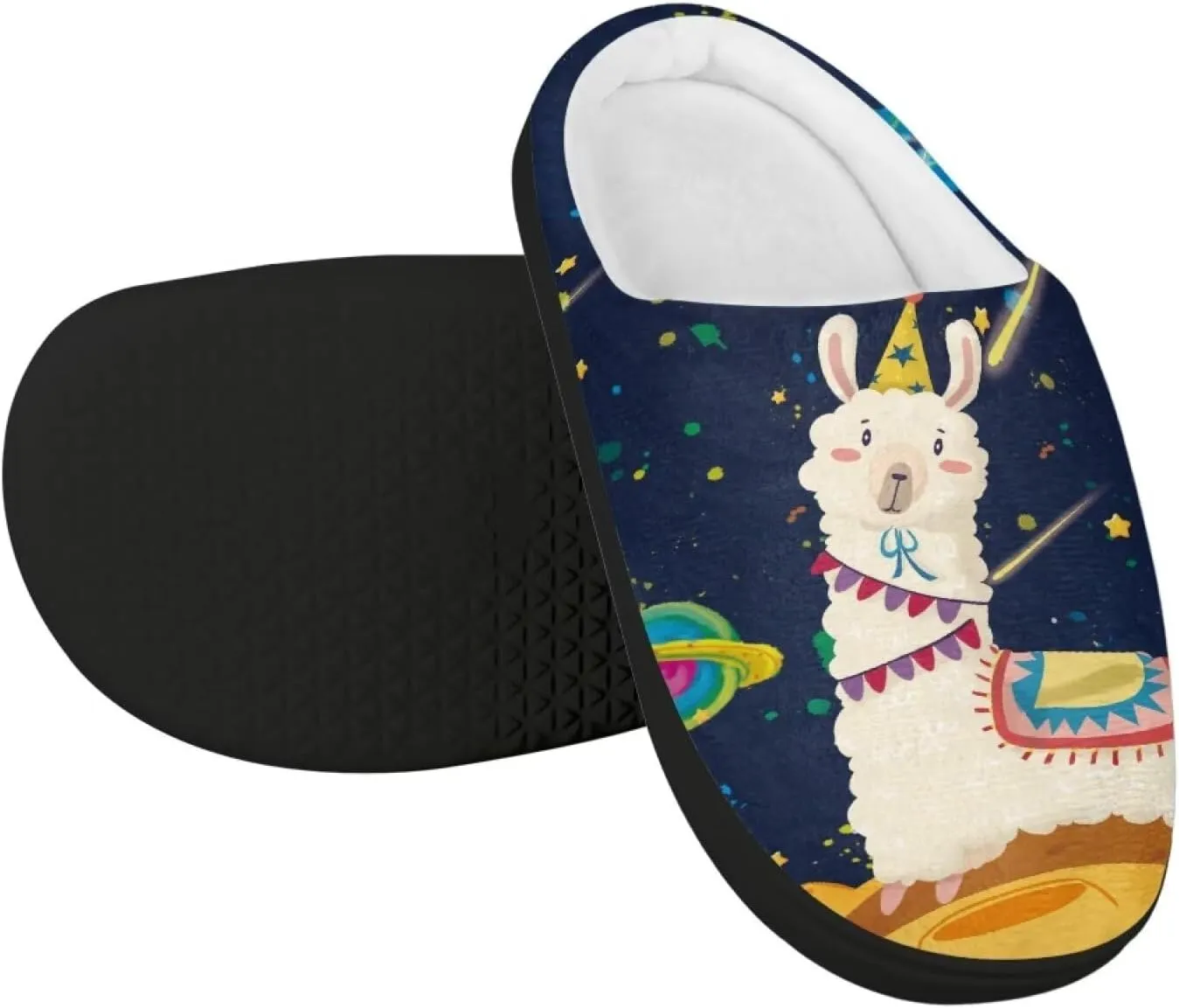 Kids Slip-On House Slipper Fuzzy Soft Non-Slip Outdoor Slippers Warm Comfortable Fluffy Slippers for Toddler US 9-15