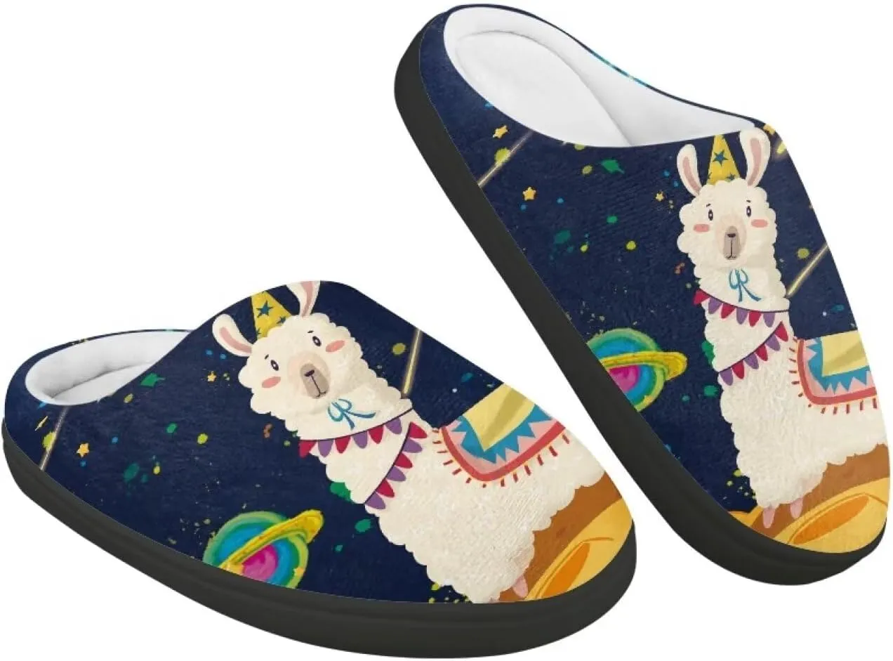 Kids Slip-On House Slipper Fuzzy Soft Non-Slip Outdoor Slippers Warm Comfortable Fluffy Slippers for Toddler US 9-15