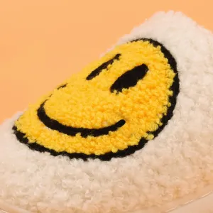 Kids Slippers Boys Girls Plush Non-Slip House Slippers Cute Soft Slip-On Shoes For Little Big Kids