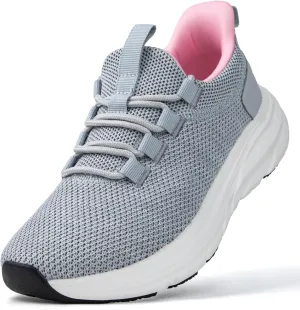 KOLILI Women's Wide Toe Box Shoes Easy Slip On Cushion Walking Sneakers
