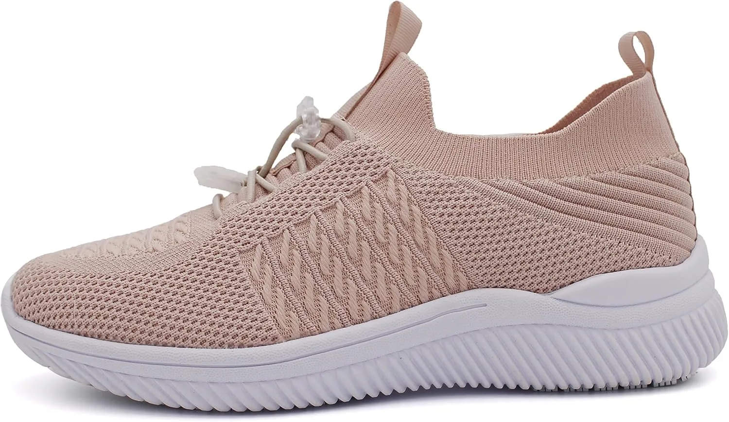 Laforst Womens Synthetic Mesh Upper Lace Up Slip Resistant Server Waitress Slip On Sneaker