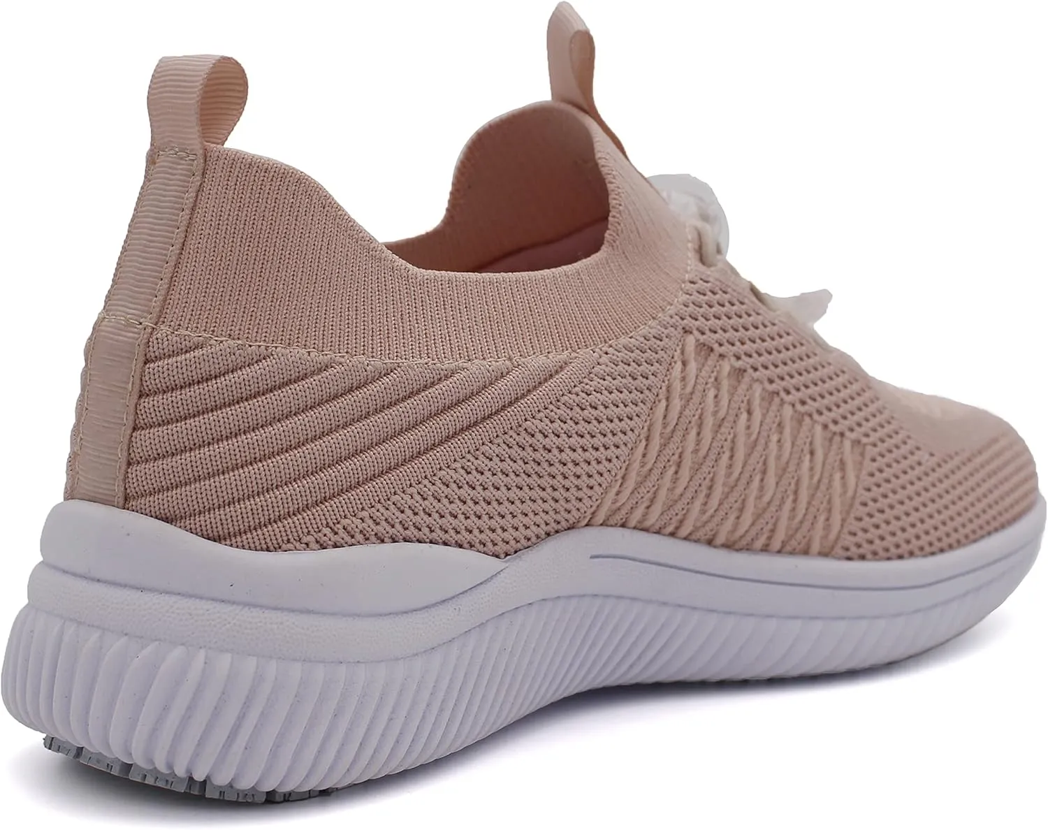 Laforst Womens Synthetic Mesh Upper Lace Up Slip Resistant Server Waitress Slip On Sneaker