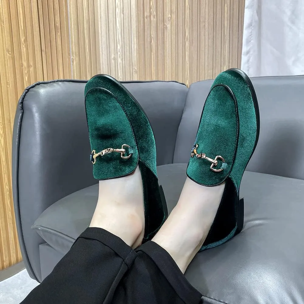 LCQL Men's Luxury Velvet Penny Loafer Shoes Noble Slip-on Suede Loafers Smoking Slippers Plus Size 7-13