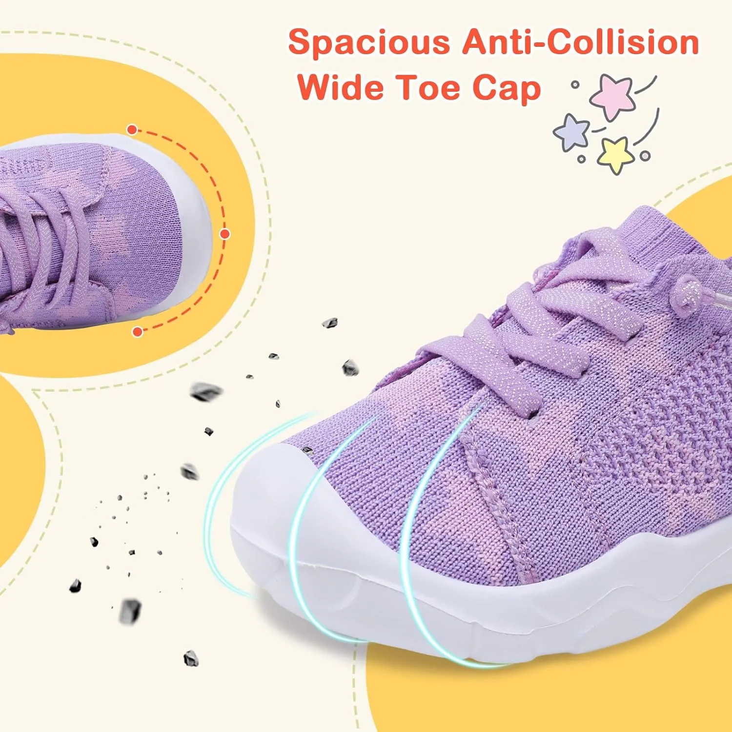 LeIsfIt Toddler Shoes Boys Girls Barefoot Shoes Kids Breathable Sneakers Tennis Shoes Slip on Shoes