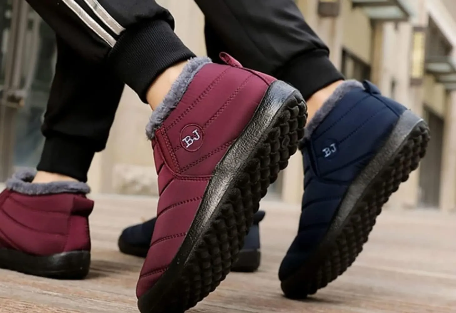 LELEBEAR Boojoy Winter Boots,Infinitely Snow Boots,Winter Snow Boots for Women Men Anti-Skid House Shoes Ankle Boots