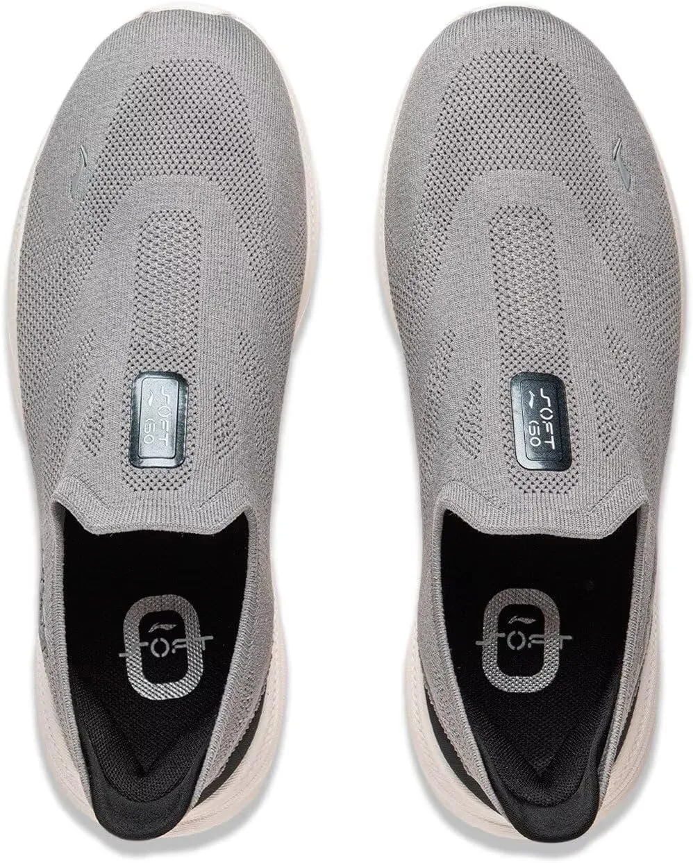 LI-NING Soft GO 2 Knit Men's Leisure Shoes Reflective Breathable Cool Trendy Casual Shoes AGLV017