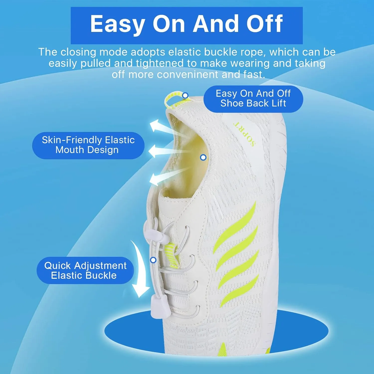 Lightweight Comfortable Water Shoes for Men Women Barefoot Quick Dry Aqua Shoes Outdoor Beach Shoes for Diving Walking Boating Swimming Surfing Yoga