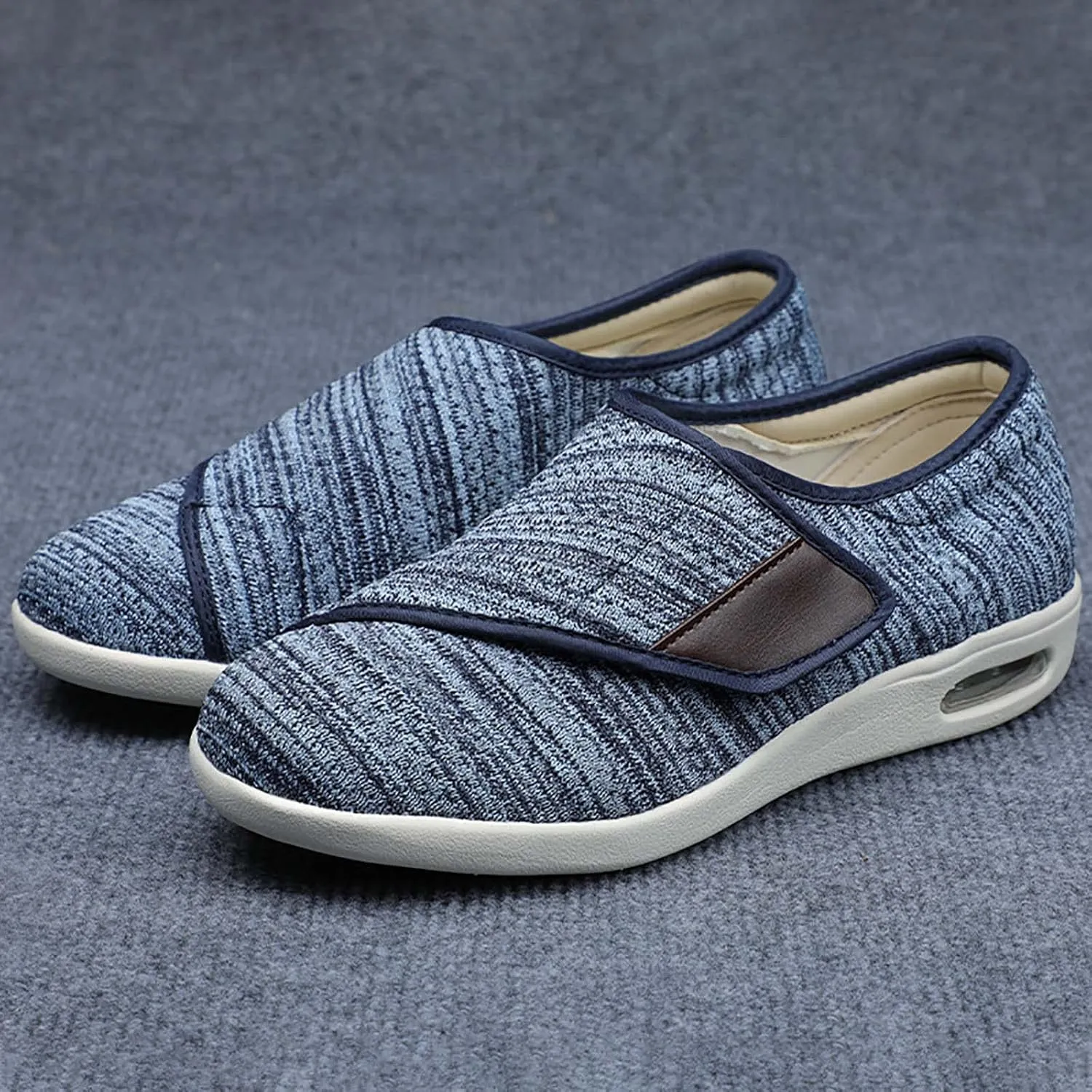 Lightweight Walking Sneakers,Orthopedic Lightweight Comfy Casual Slippers for Elderly Swollen Feet Arthritis Recovery Men 10.5/Women 11.5