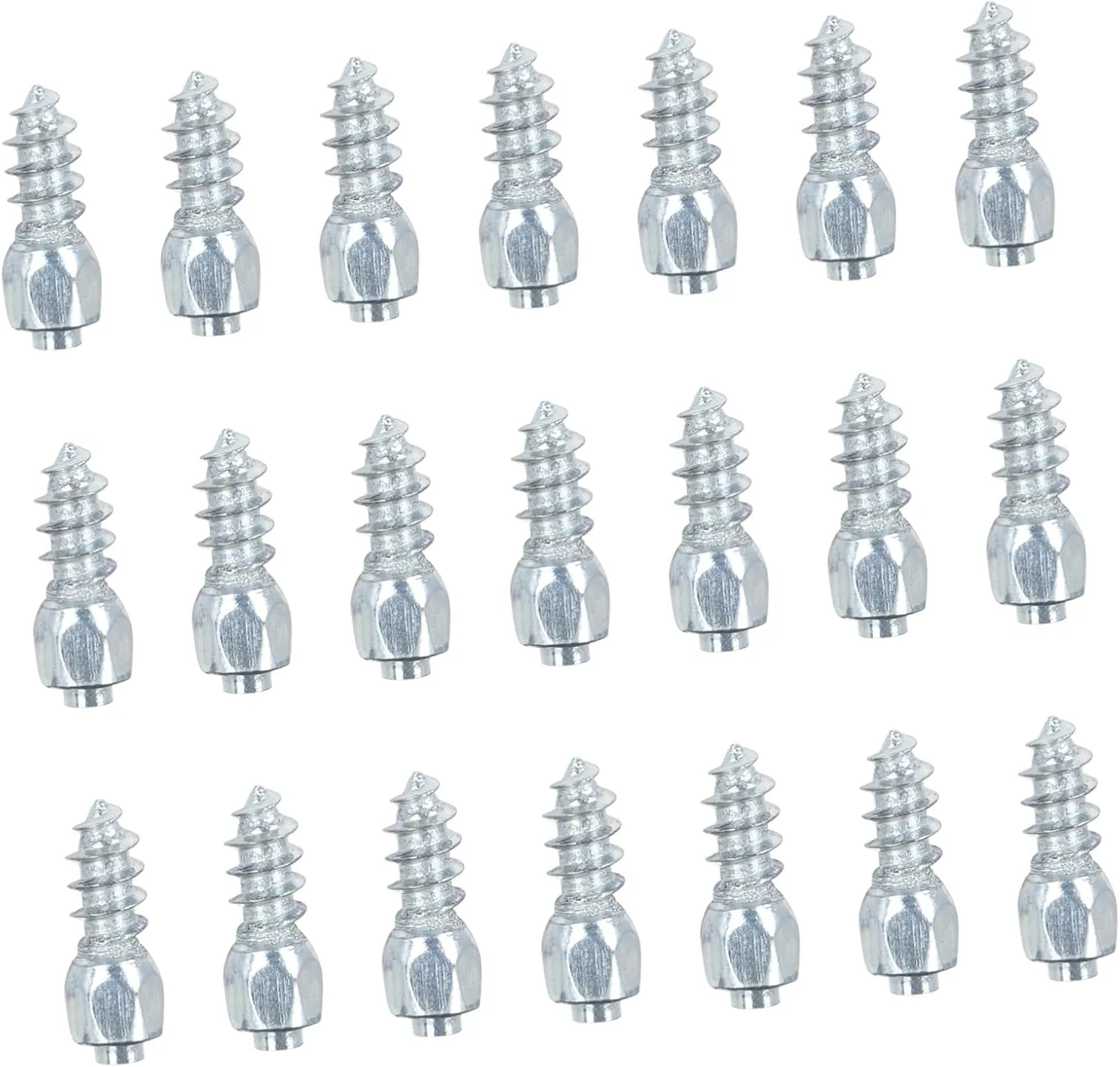 Luxshiny Cycling Wheel Tire Studs 100pcs Screw Tire Studs Long Use Time Winter Boot Spikes for Safe Riding