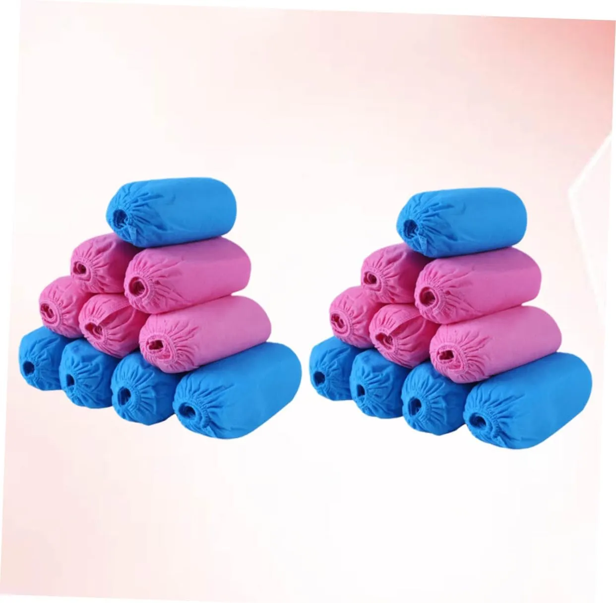 MAGICLULU 100pcs Nonwoven Fabric Shoes Covers Disposable Elastic Band Breathable Non-slip for Home Kitchen Camping Hiking