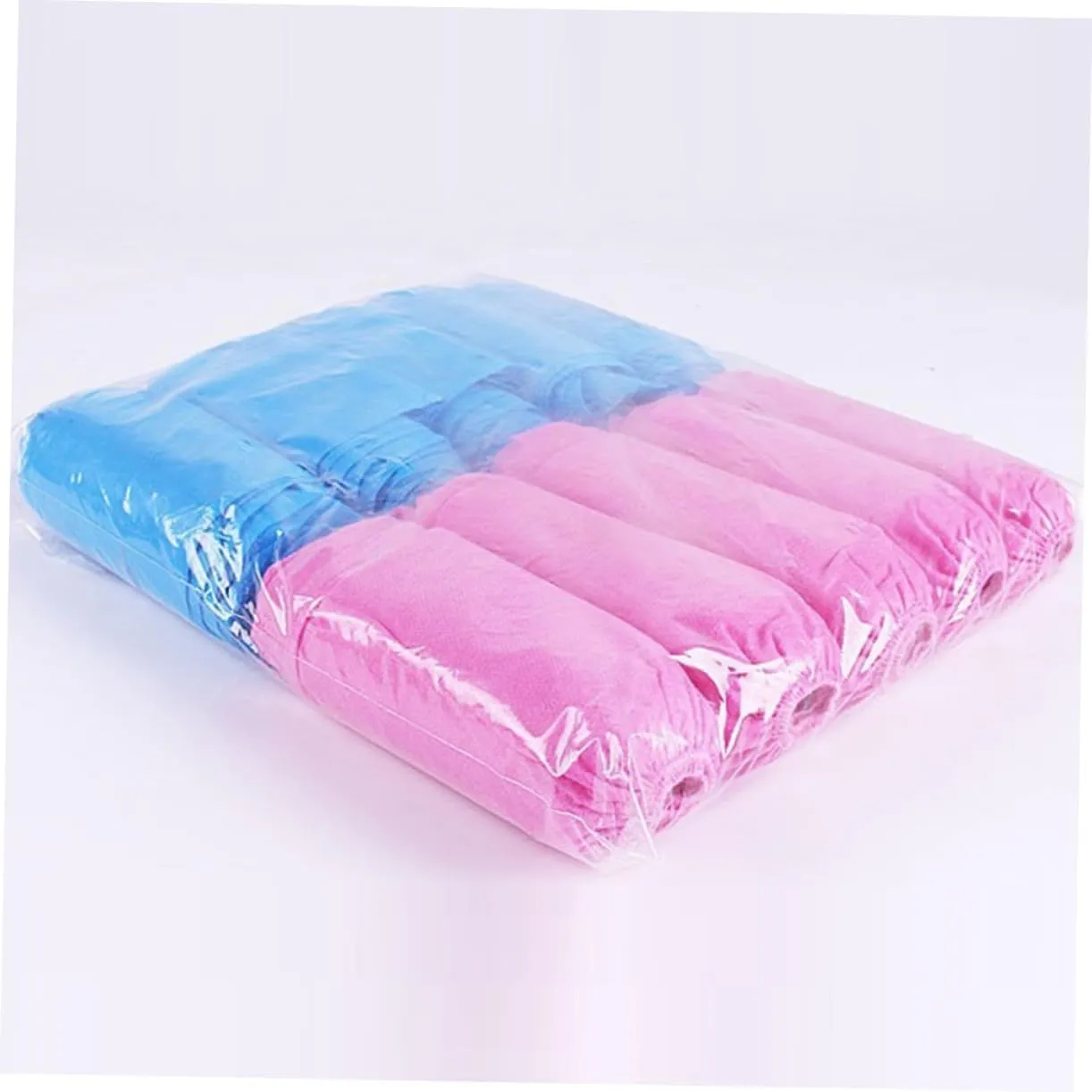 MAGICLULU 100pcs Nonwoven Fabric Shoes Covers Disposable Elastic Band Breathable Non-slip for Home Kitchen Camping Hiking