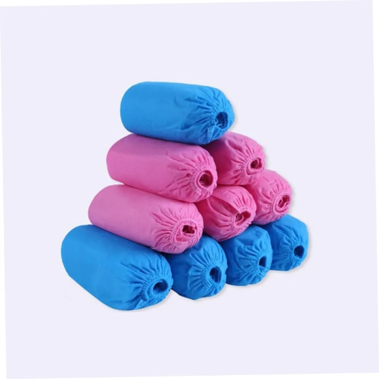 MAGICLULU 100pcs Nonwoven Fabric Shoes Covers Disposable Elastic Band Breathable Non-slip for Home Kitchen Camping Hiking