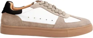 Maker's Shoes - Katie 1 Women Casual Suede Leather Sneakers, Fashion Shoes, Color Block Design, Gum Sole