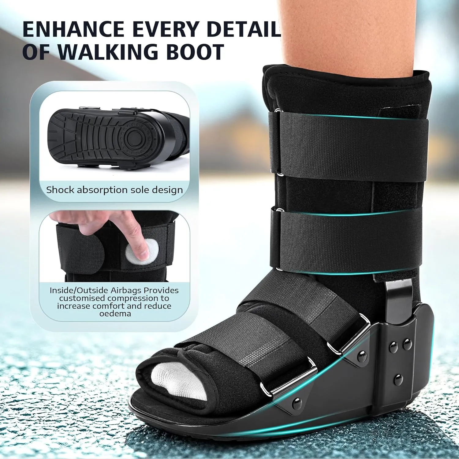 Medibot Walker Boot, Fracture Boot for Foot and Ankle Size XL