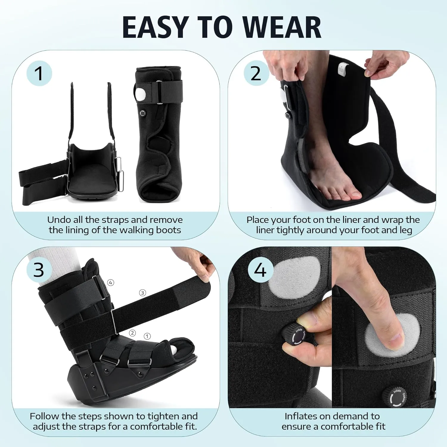Medibot Walker Boot, Fracture Boot for Foot and Ankle Size XL