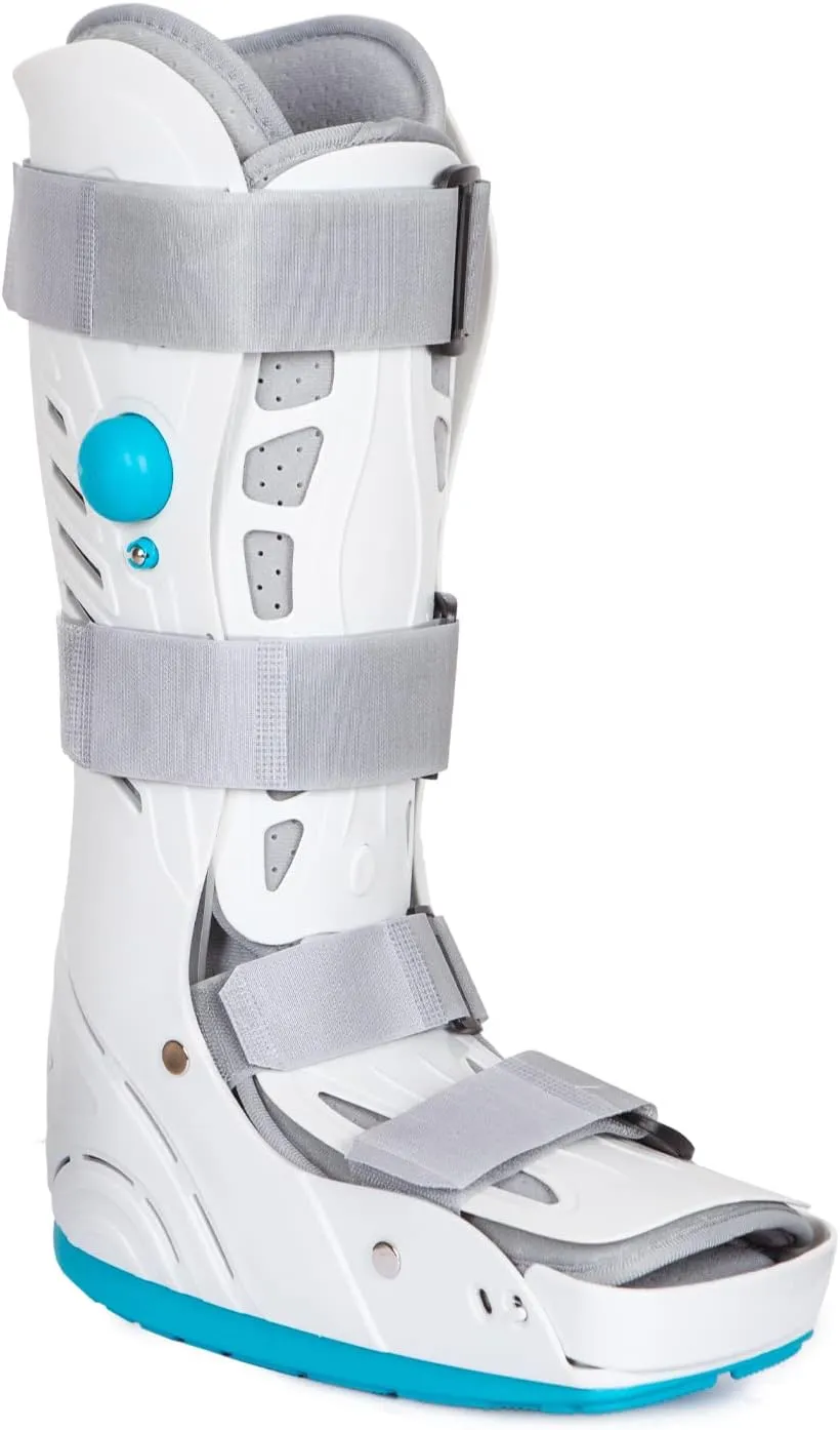 Medical Inflatable Tall Walking Boot Long Orthopaedic Boot Fracture Boot Ultralight Walking Boot for Sprained Ankle Stress Fracture Broken Foot or Achilles Tendonitis (S)