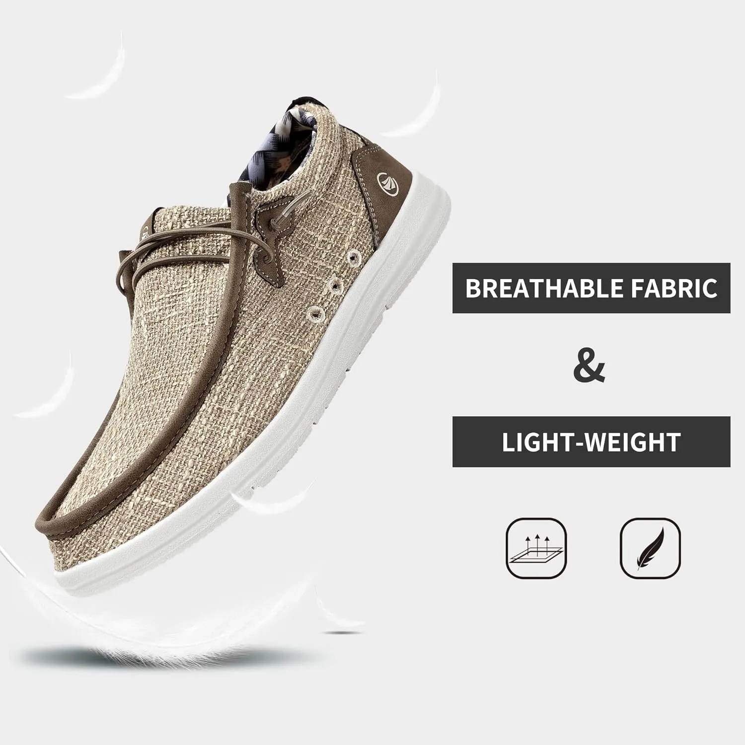 MEHOTO Men's Slip On Loafers | Arch Support Insole | Men's Shoes | Comfortable Light-Weight Mens Casual Loafers