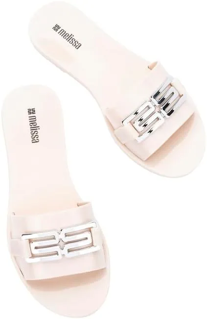 Melissa Babe M Chic Slide Sandals for Women – Stylish and Lightweight Slip-On with Comfortable Footbed, Durable MelFlex PVC, and Signature bubblegum Scent