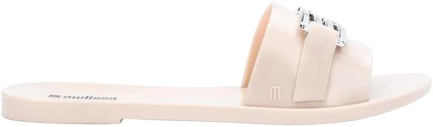Melissa Babe M Chic Slide Sandals for Women – Stylish and Lightweight Slip-On with Comfortable Footbed, Durable MelFlex PVC, and Signature bubblegum Scent