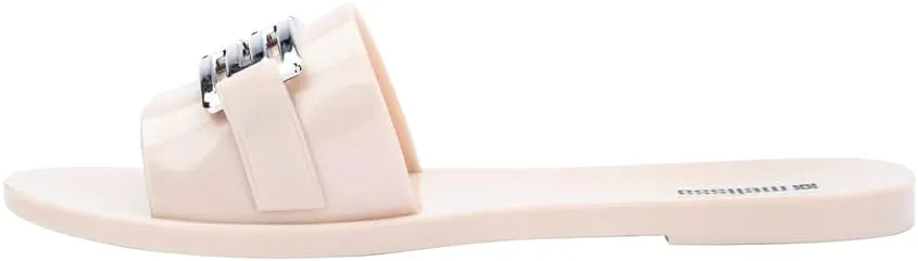 Melissa Babe M Chic Slide Sandals for Women – Stylish and Lightweight Slip-On with Comfortable Footbed, Durable MelFlex PVC, and Signature bubblegum Scent