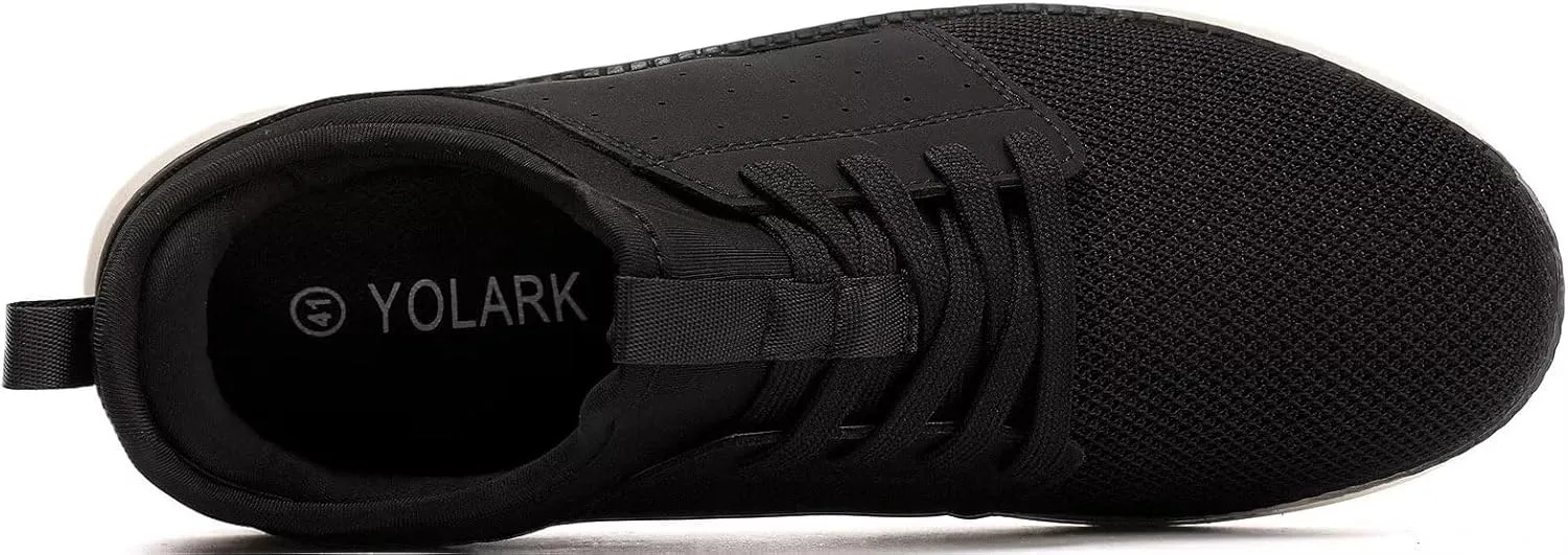 Men Casual Dress Shoes Hands Free Slip On Laceless Fashion Sneakers Lightweight Breathable Walking Shoes Gym Tennis Athletic