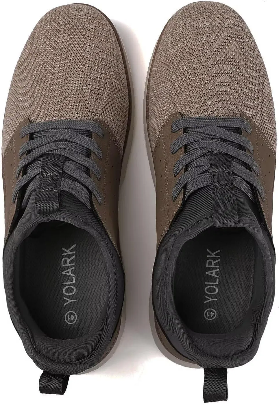 Men Casual Dress Shoes Hands Free Slip On Laceless Fashion Sneakers Lightweight Breathable Walking Shoes Gym Tennis Athletic