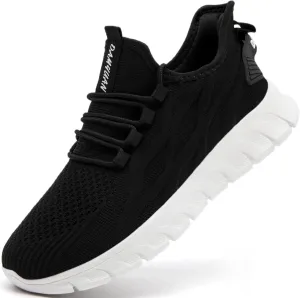 Men Running Shoes Tennis Walking Gym Slip On Workout Athletic Fashion Sneakers Lightweight Breathable Sport Jogging Casual Shoe