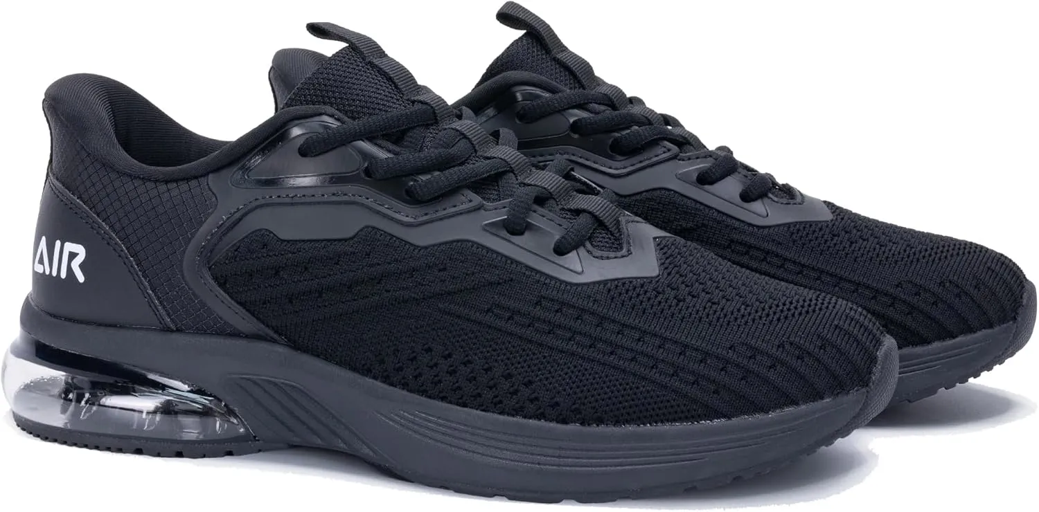 Mens Air Athletic Running Shoes Easy Slip On Tennis Sneakers Lightweight Comfortable Gym Walking Shoes for Men