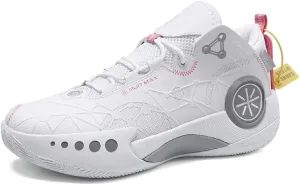 Mens Basketball Shoes Lightweight Breathable Non Slip Outdoor High Top Sneakers Cushioning Workout Boots for Fitness Streetball Shoe Sports Shoe for Running Walking