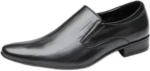 Men's Brushed Design Casual Pedal Business Formal Leather Shoes Men Gentleman Foot Loafers Breathable Shoes Suitable for Daily Travel and Driving