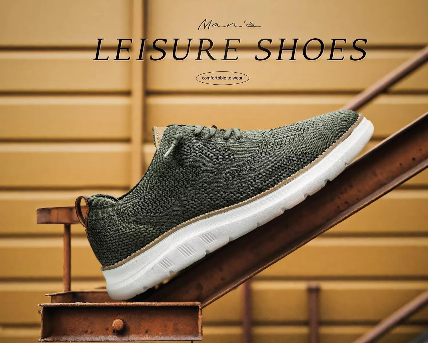Mens Casual Dress Oxfords Shoes Fashion Mesh Business Walking Work Slip on Sneakers Comfortable Lightweight Soft Sole