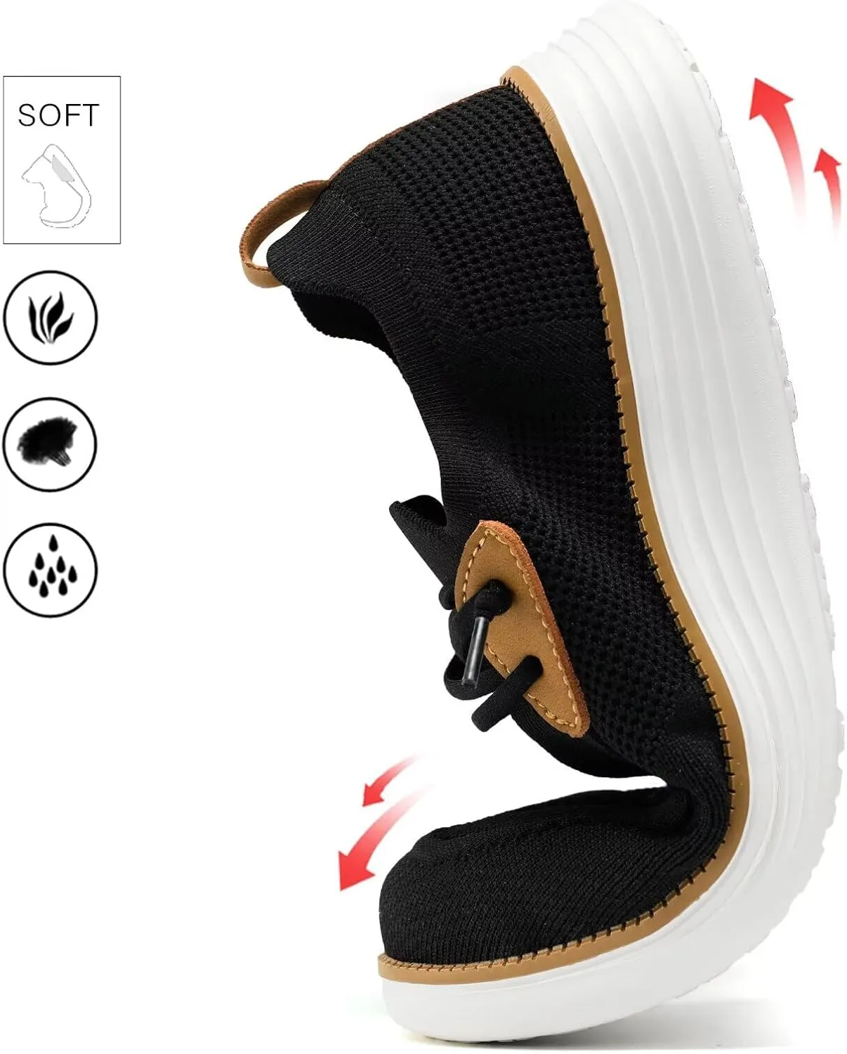 Mens Casual Loafers Shoes Slip On Fashion Walking Dress Sneakers Business Oxfords Work Lightweight Soft Sole